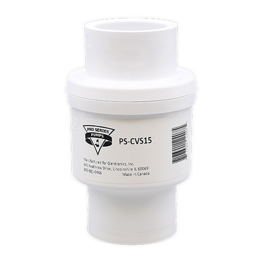 [PS-CVS15] 1.5" PVC Slip Check Valve