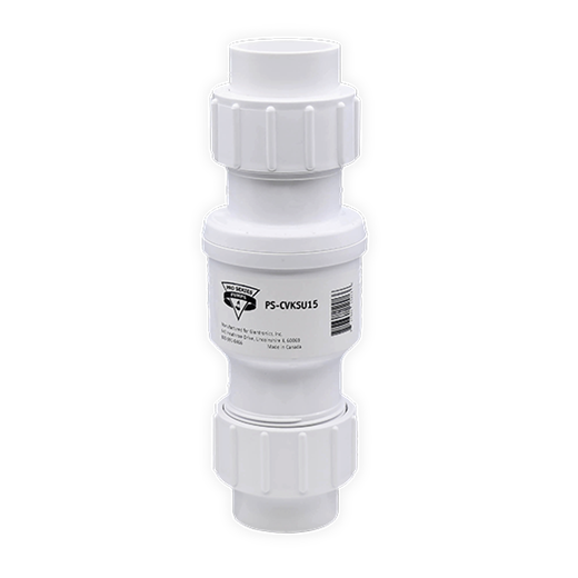 1.5 PVC Klunkless Slip Union Check Valve