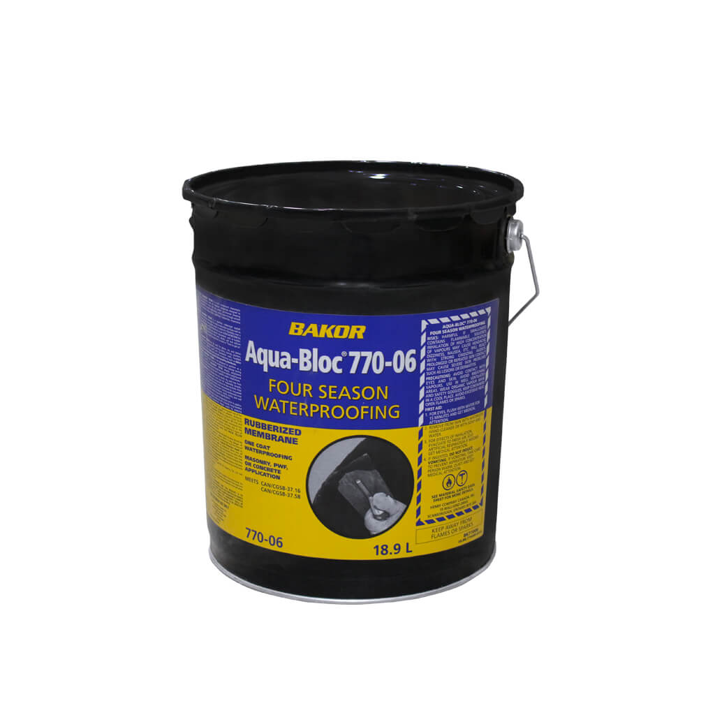 [AQUA-BLOC 770-06] 18.9-Litre Elastomeric Liquid Cold Weather Membrane