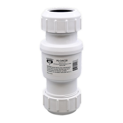 [PS-CVKC20] 2" PVC Klunkless Compression Check Valve