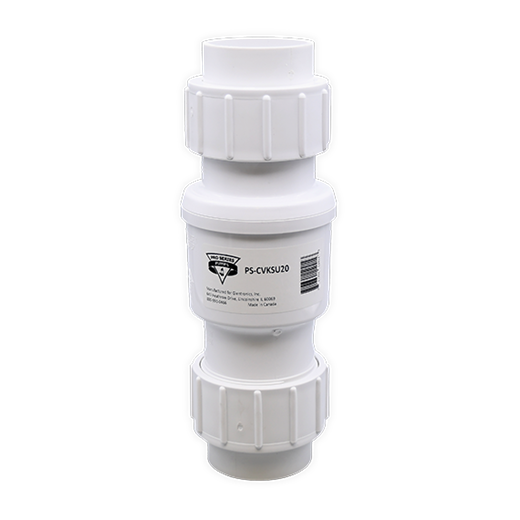 2" PVC Klunkless Slip Union Check Valve