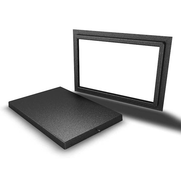 24"x36" Door - No Louver - Black