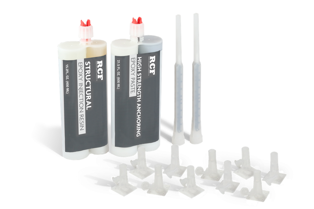 [FG20047] FG20047-KIT CRACK INJECTION 10' INJECTION RESIN + HIGH STRENGTH PASTE