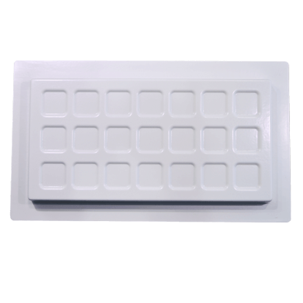Recessed Vent Cover - White